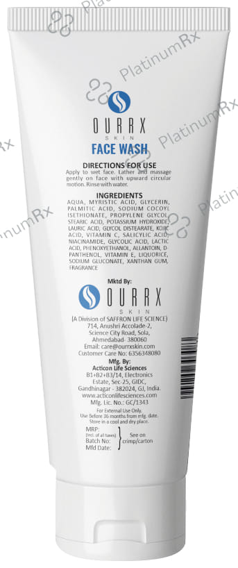 Ourrx Skin Face Wash 70gm