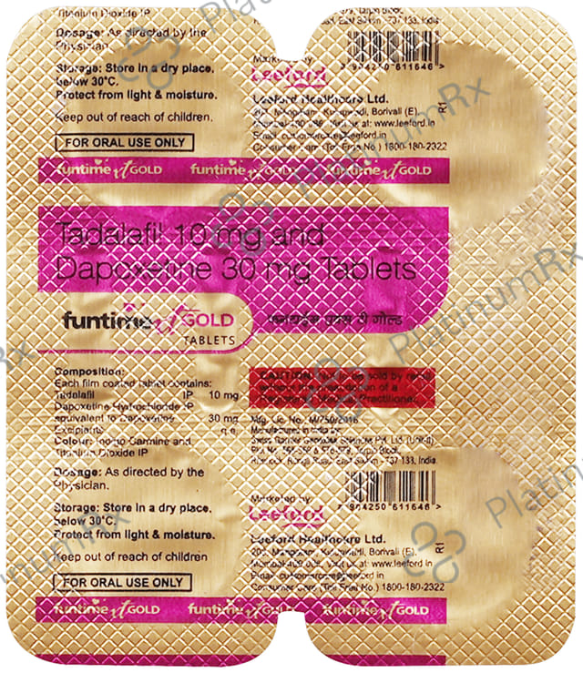 Funtime XT Gold 10/30mg Tablet 4s