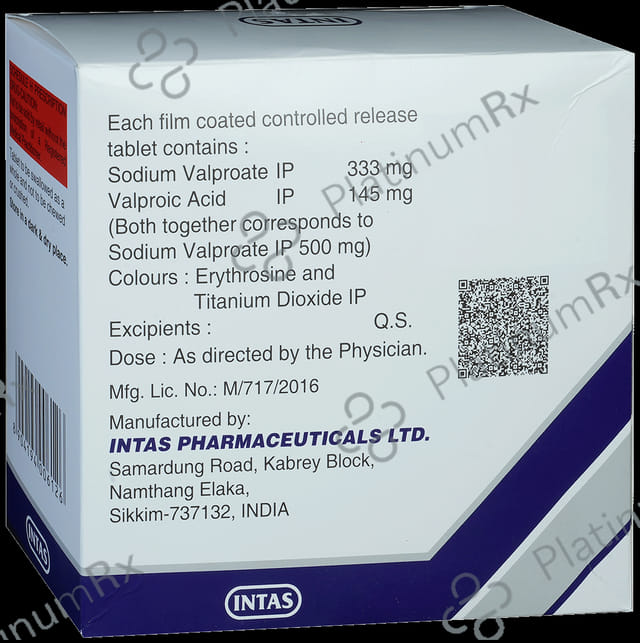 Valprol CR 500mg Tablet 15s
