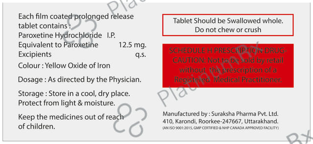 Patix 12.5mg CR Tablet 15s