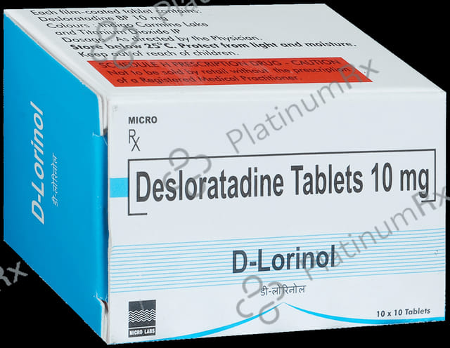 D Lorinol 10mg Tablet 10s