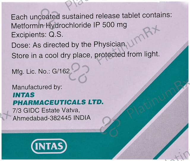Zomet 500mg Tablet SR 10s