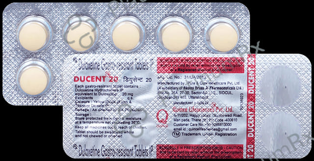 Ducent 20mg Tablet 10s
