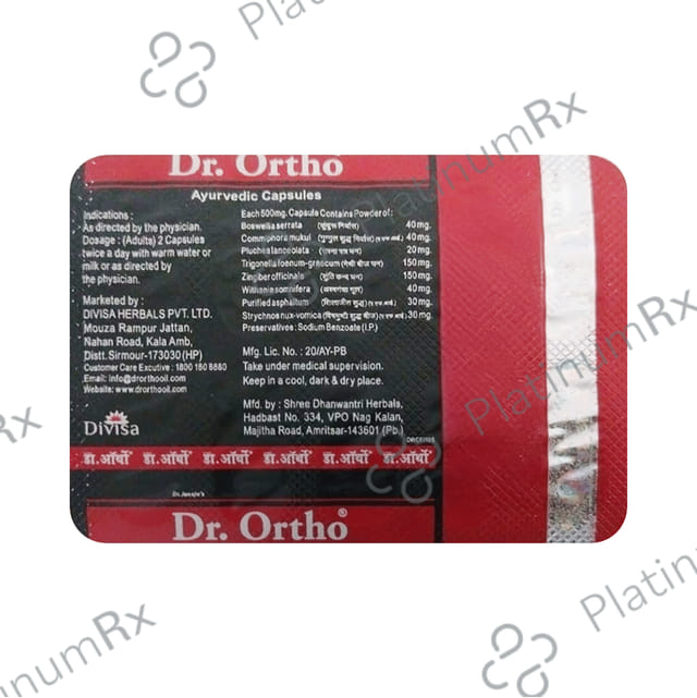 Dr Ortho Capsule for Bone & Joint Health 10 capsules