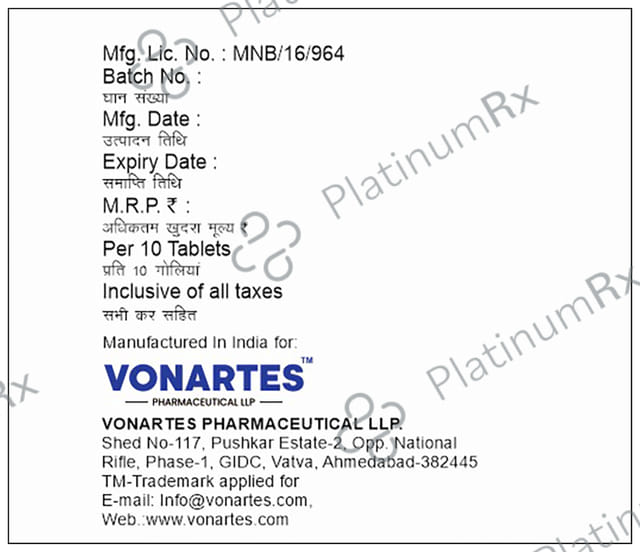 Sitartes 100mg Tablet 10s