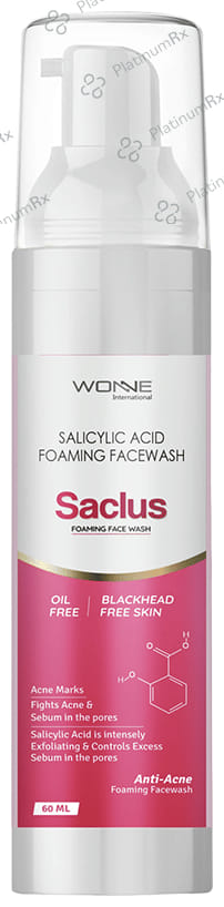 Saclus Foaming Face Wash 60ml