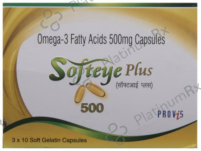 Softeye Plus 500 mg Soft Gelatin Capsule