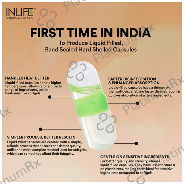 Inlife Wheat Germ Oil 500mg Capsule