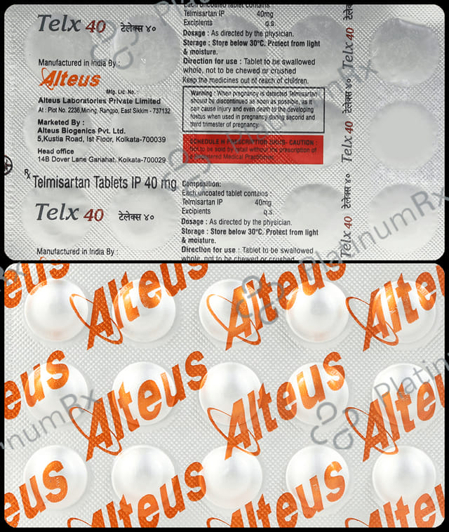 Telx 40mg Tablet