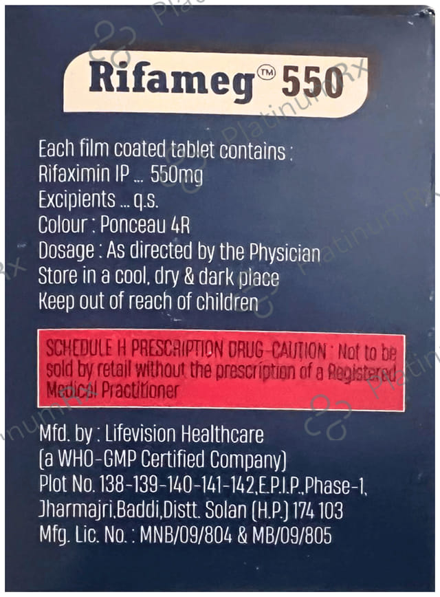 Rifameg 550mg Tablet 10s