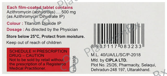 Azipro 500mg Tablet 3s