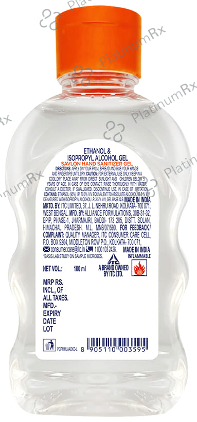 Savlon Hand Sanitizer Gel 100 ml