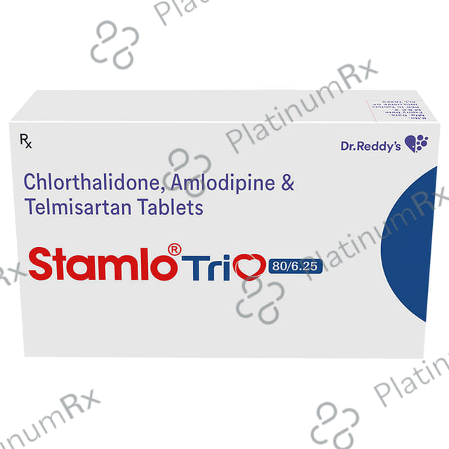 Stamlo Trio 80/6.25 Tablet 15s