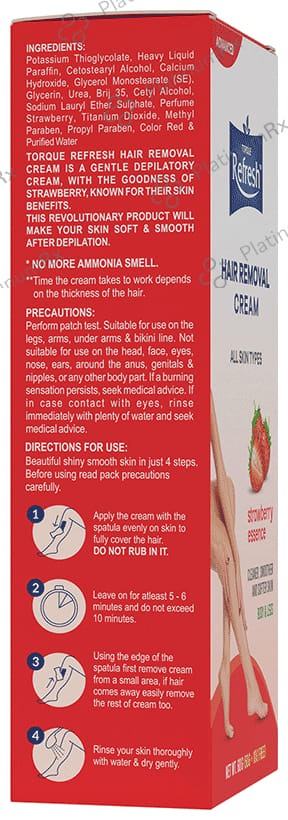 Refresh Strawberry Essence Hair Removal Cream (60gm Each)
