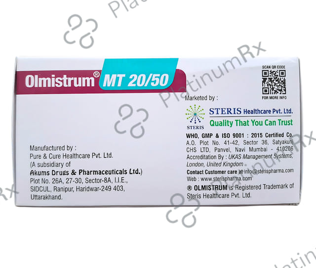 Olmistrum MT 20/50mg Tablet ER 10s