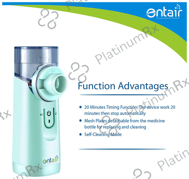 Entair YS 30 Portable Mesh Nebulizer Blue