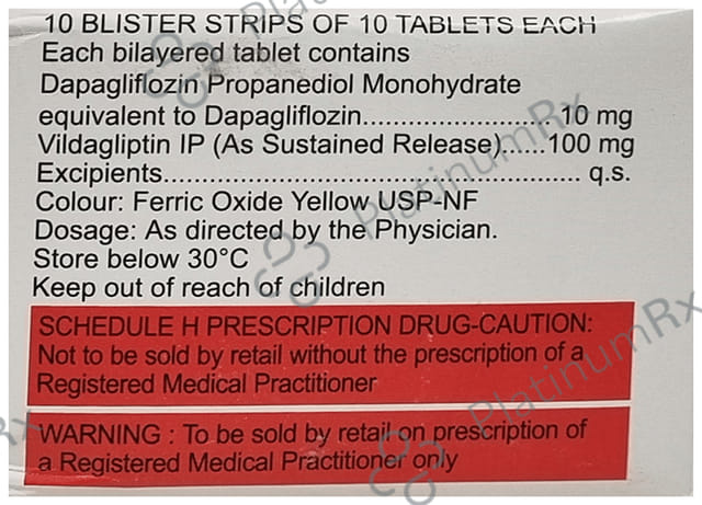 Valdiff D 10/100mg Tablet 10s