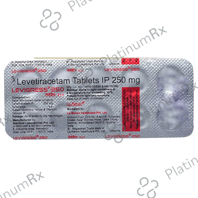 Levigress 250mg Tablet 10s