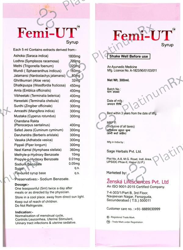 Femi-UT Syrup