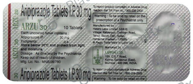 Arzu 30mg Tablet 10s