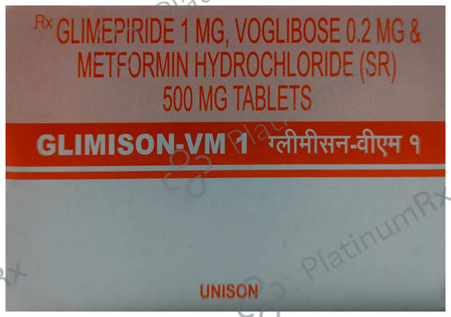 Glimison VM 1/500/0.2mg Tablet SR 10s