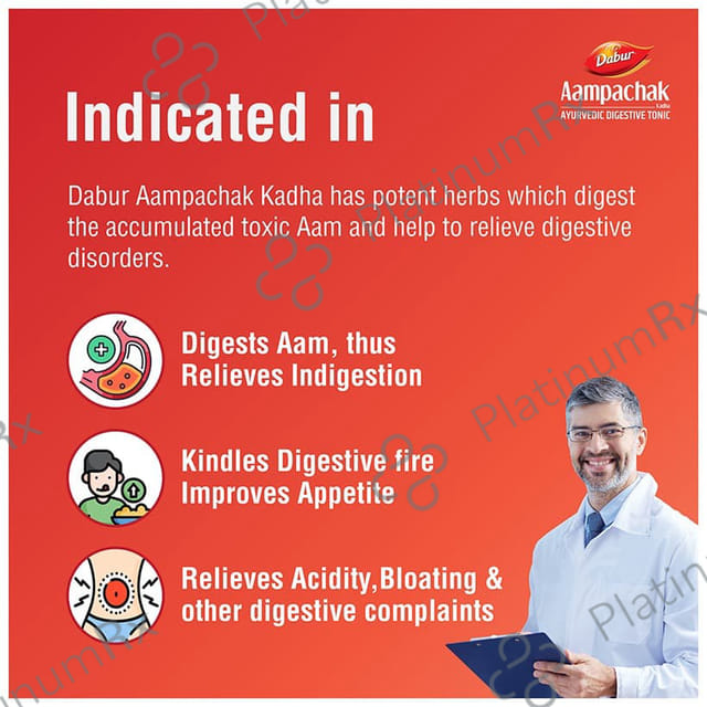 Dabur Aampachak Kadha Ayurvedic Digestive Tonic