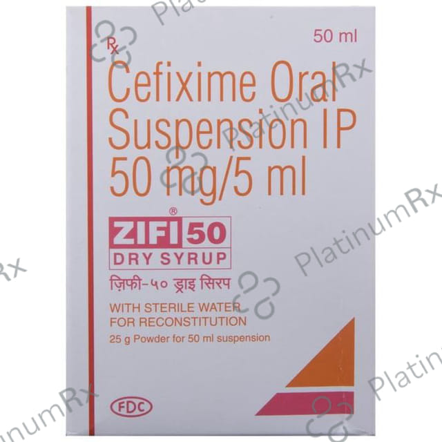 Zifi 50mg Dry Syrup 50ml