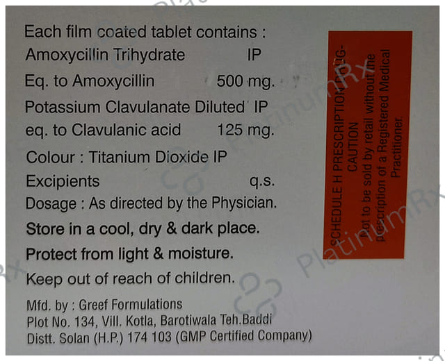 Janclav-CV 625 Tablet