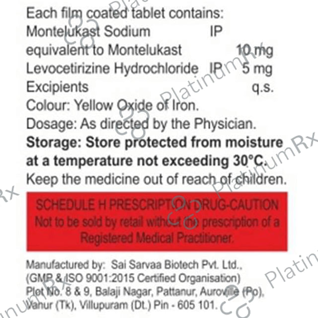 Montelad LC 5/10mg Tablet 10s