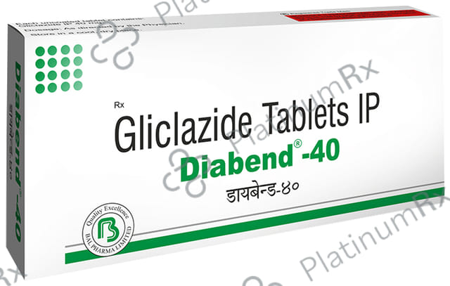 Diabend 40mg Tablet 10s