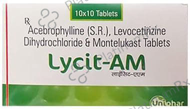 Lycit AM 200/5/10mg Tablet SR 10s