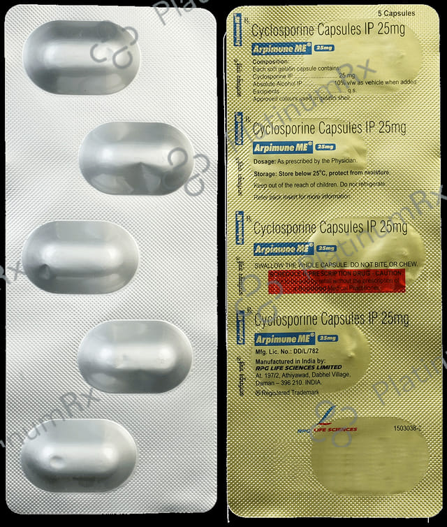 Arpimune ME 25mg Capsule 5s