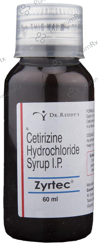 Zyrtec 5mg Syrup 60ml
