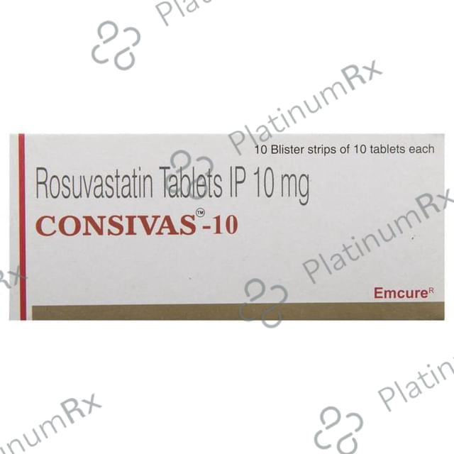 Consivas 10mg Tablet 10s