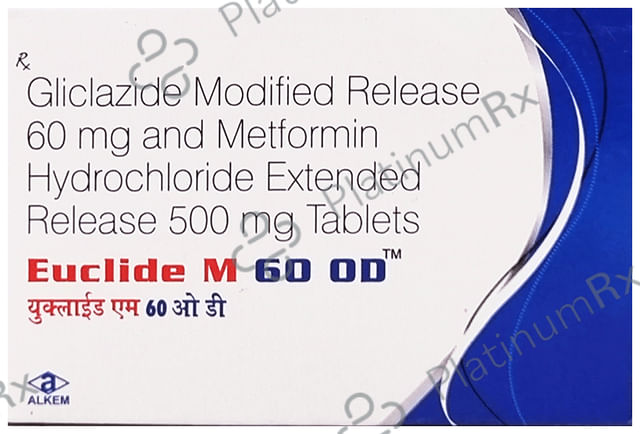 Euclide M 60 OD 60/500mg Tablet ER 10s