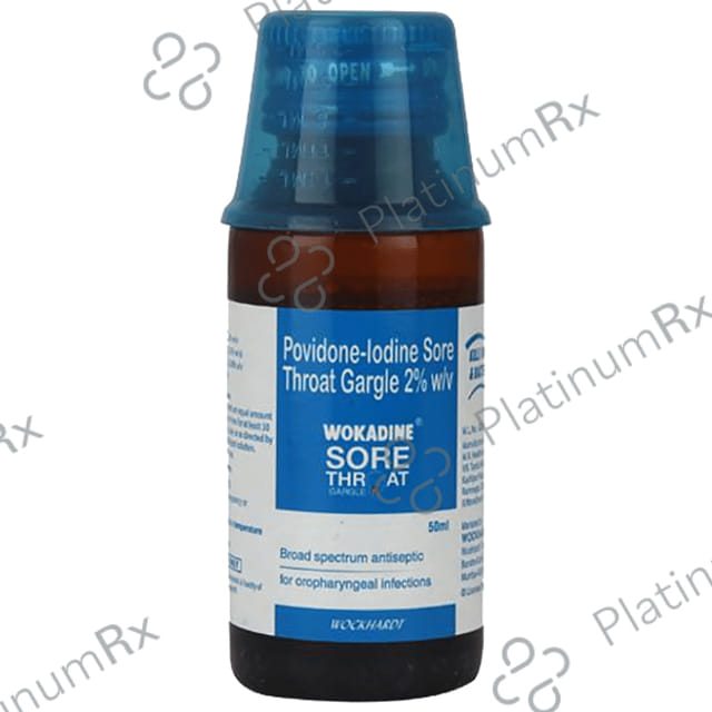 Wokadine Sore Throat Gargle