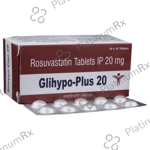 Glihypo Plus 20mg Tablet 10s