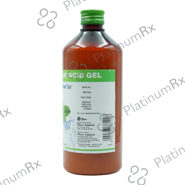 Mucaine Orange Flavour Sugar Free Gel 400ml