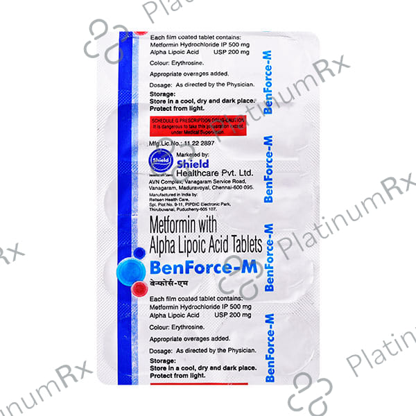Benforce M 200/500mg Tablet 10s