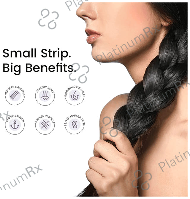 Wellbeing Nutrition Melts into Healthy Hair Biotin 10,000mcg Tropical Watermelon Disintegrating Strip Sugar Free