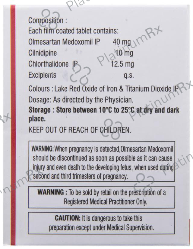 Olmin Trio 12.5/10/40mg Tablet 10s