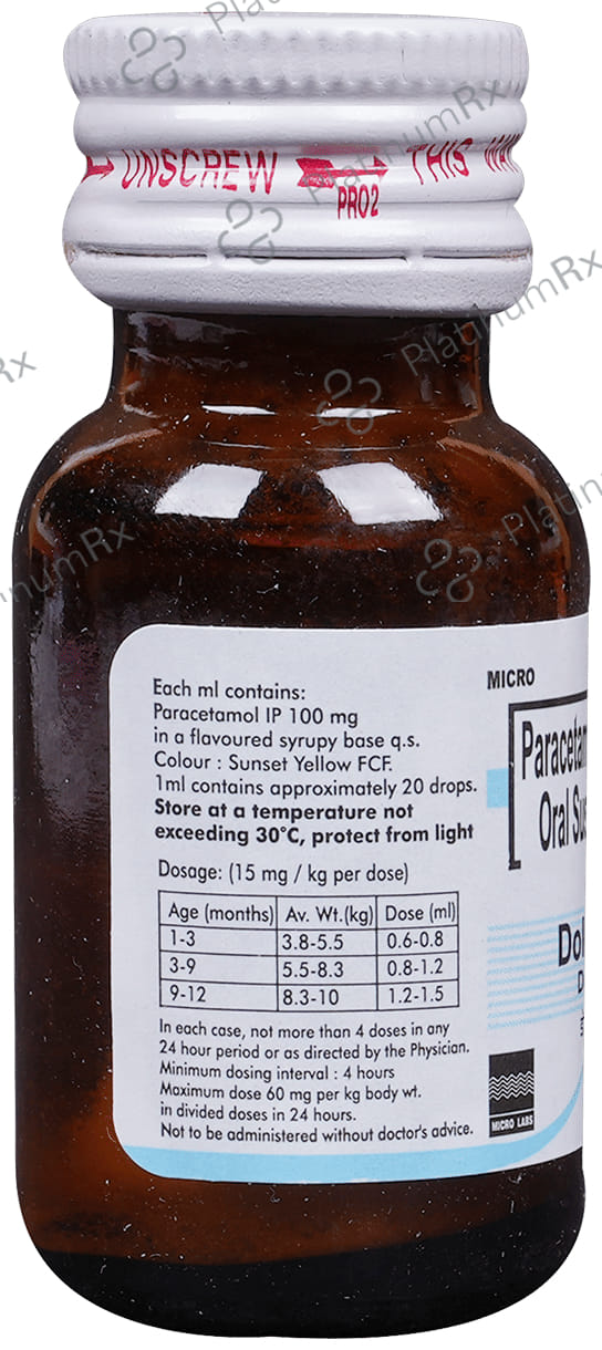 Dolopar 100mg Drops 15ml