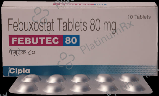 Febutec 80mg Tablet 10s