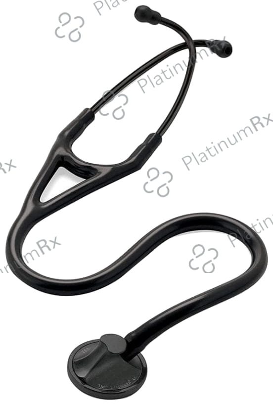 3M Littmann 2161 Master Cardiology Stethoscope, Black Tube, 27 Inch