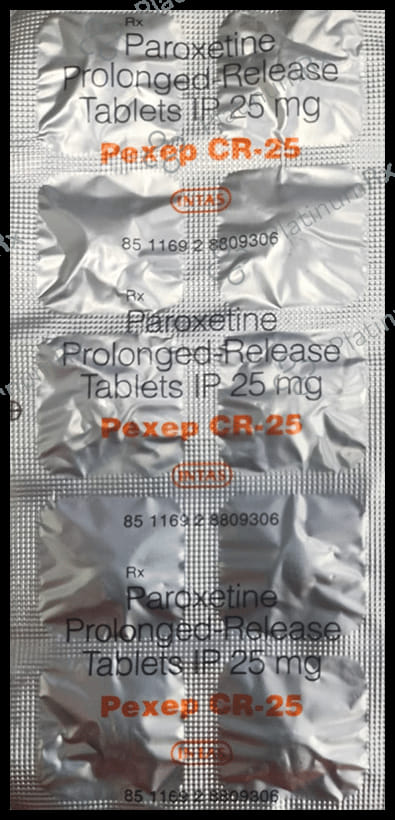 Pexep CR 25mg PR Tablet 10s