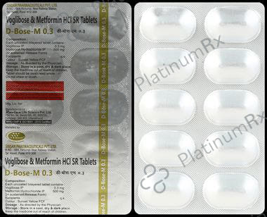 D Bose M 500/0.3mg Tablet 10s