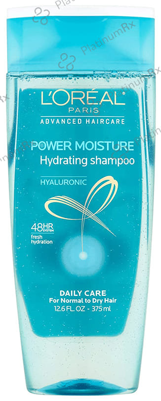 Loreal Paris Power Moisture Hydrating Shampoo Shampoo Hyaluronic