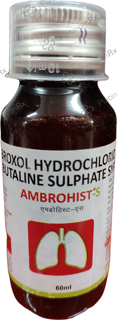Ambrohist S 15/1.25mg Syrup 60ml