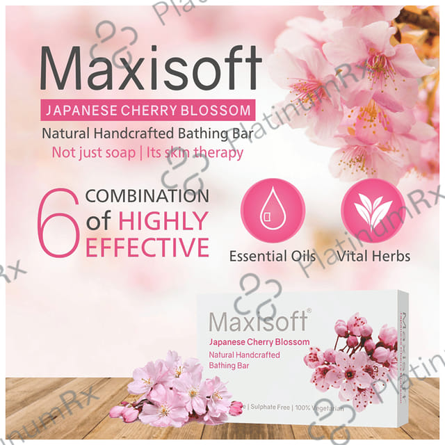 Maxisoft Japanese Cherry Blossom Bathing Bar (75gm Each) 6 units