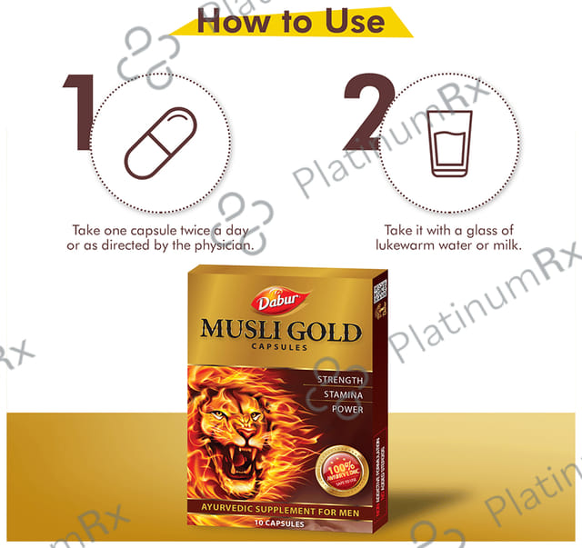 Dabur Musli Gold Capsules for Men